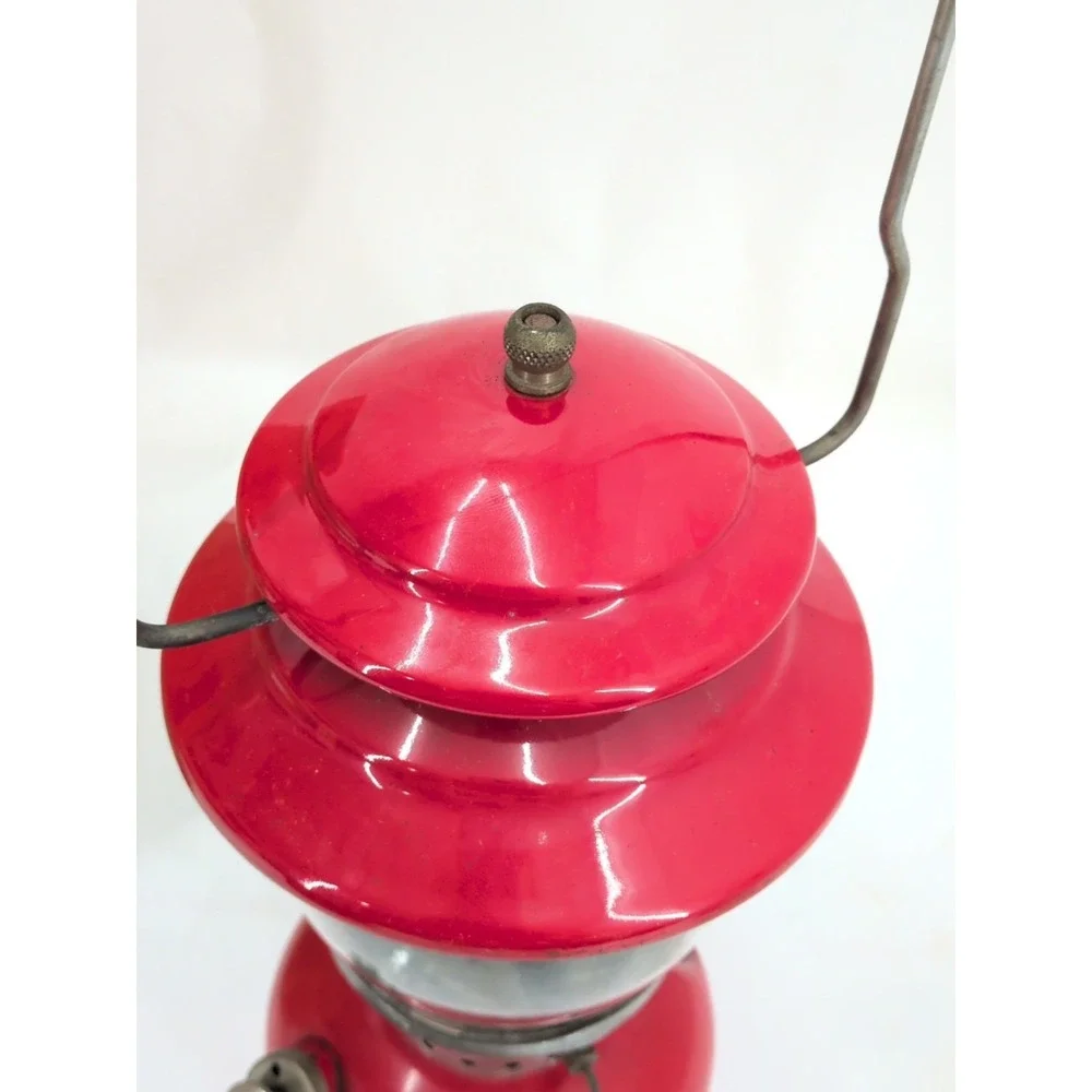 Vintage 1970 Coleman 200A Red Lantern 5 / 70 With Original Box